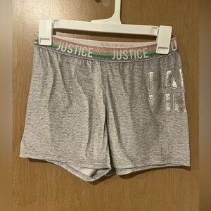 Girls Justice Shorts- Happy Vibes Size 12- Minor Wear On Letters